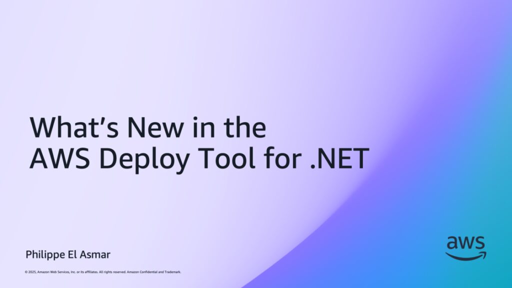 به‌روزرسانی ابزار AWS Deploy Tool برای .NET: پشتیبانی از .NET 10 و Podman