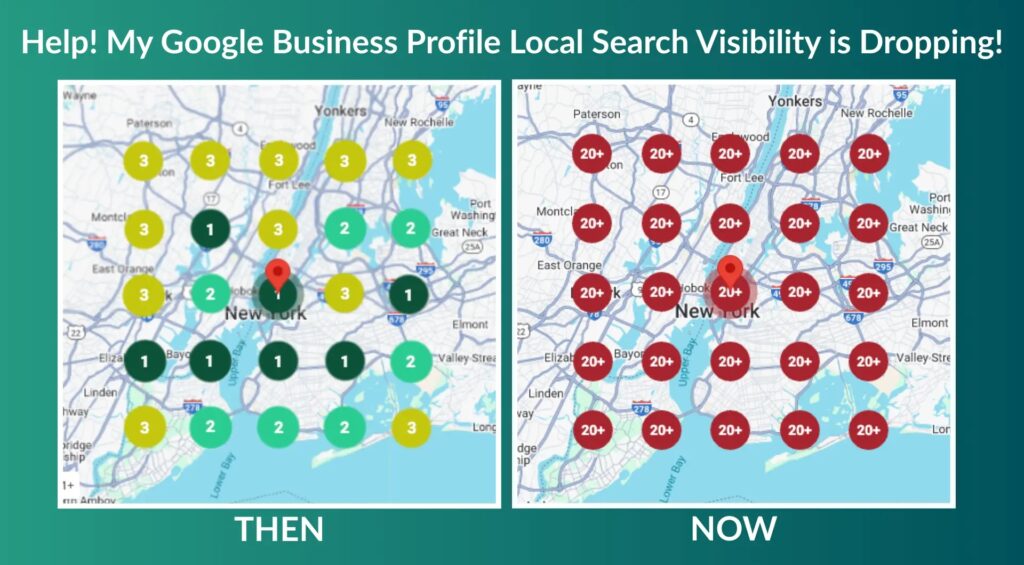 کاهش رتبه کسب‌وکار در گوگل مپ: تشخیص و رفع مشکل