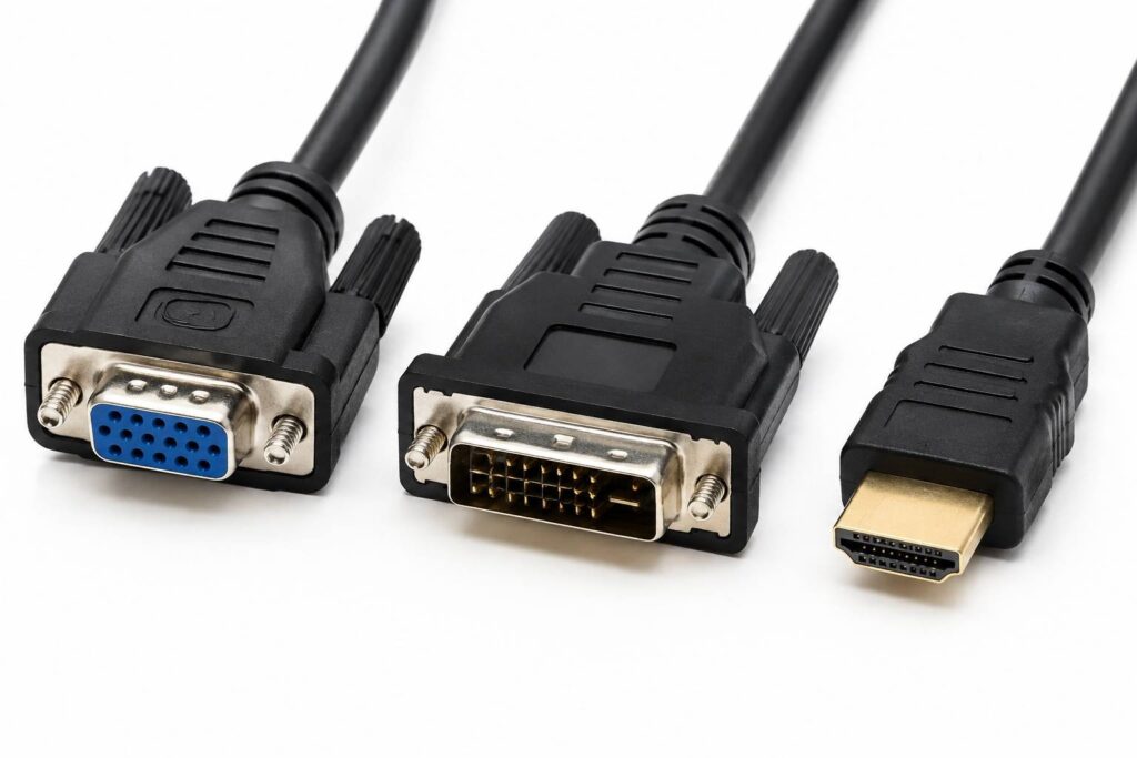 کابل HDMI، VGA و DVI چه تفاوتی با یکدیگر دارند؟