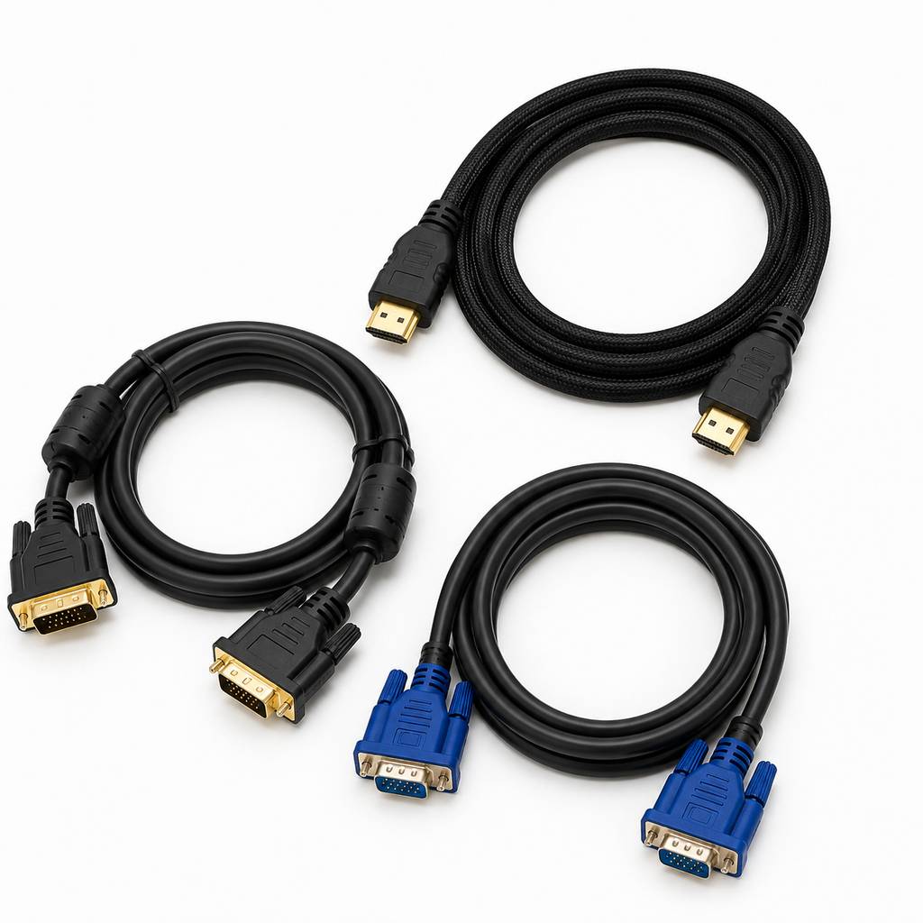 کابل HDMI، VGA و DVI چه تفاوتی با یکدیگر دارند